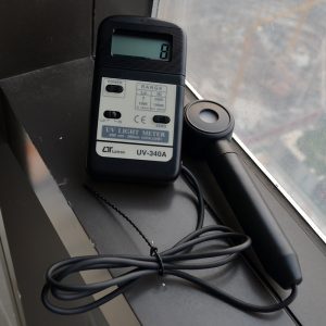 UVA紫外輻照計365nm波長紫外線輻射照度計臺灣lutron路昌UV-340A