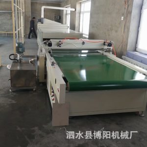 PU色漆滾涂機竹纖維UV光油淋涂機3D瓷磚背景墻UV固化機