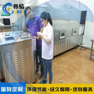 多功能微波加熱隧道爐中小學熱鏈盒飯微波加熱設備尊信微波爐